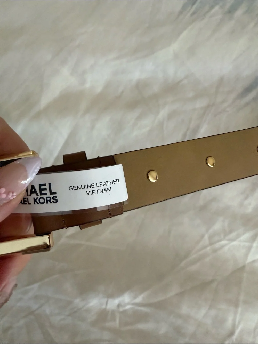 Michael Kors studded belt
